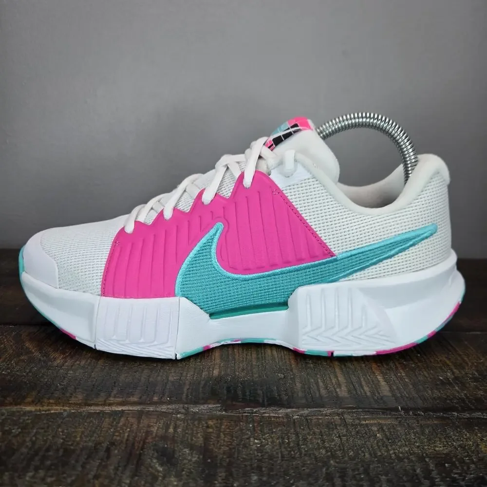 Nike Athletic Shoes White Pink Teal - Picture 7 of 12